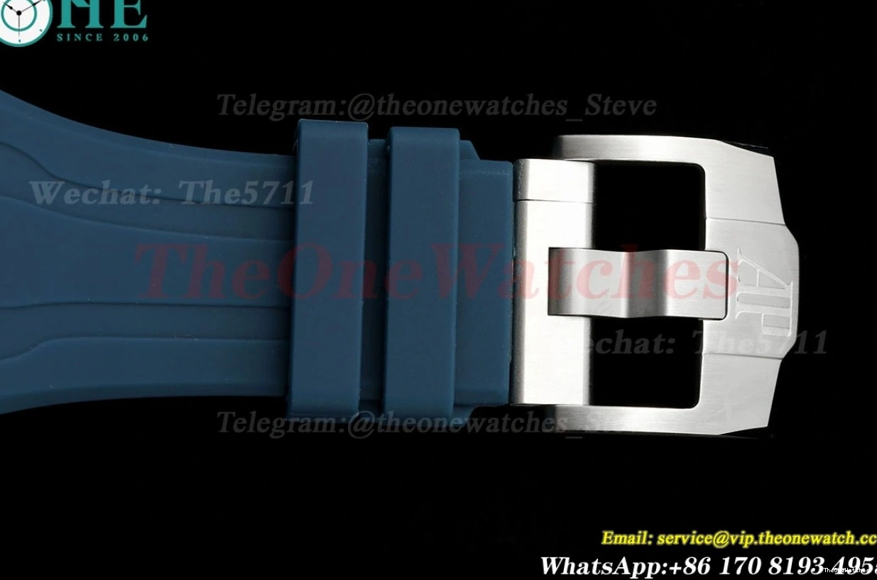 Wht SS APPF Oak RU Offshore A4401 43mm Blue Royal 26420 0303